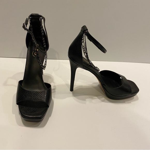 Aldo Priscilla Pumps with anklet attached in black leather - Picture 7 of 11